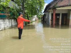 Banjir Melanda Dua Kabupaten di Jawa Timur
